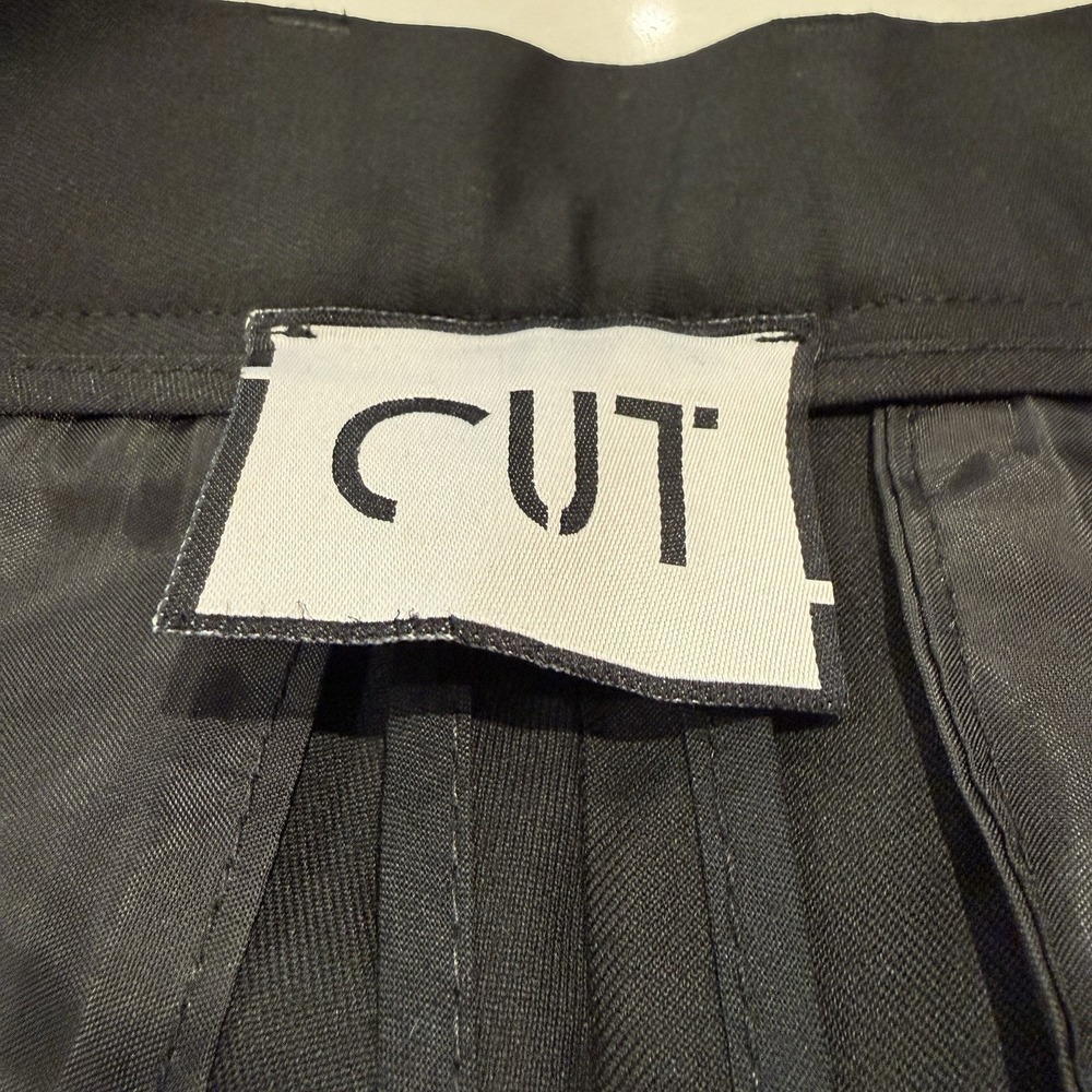 Studio Cut Black Trousers Front Pleat Women's EU 38 US Sz 8 Corpcore - Picture 5 of 8